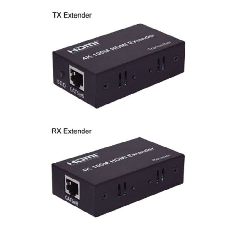 EXTENSOR HDMI 4K HASTA 100 METROS POR UTP. CAT.5E/CAT.6. ACTIVO