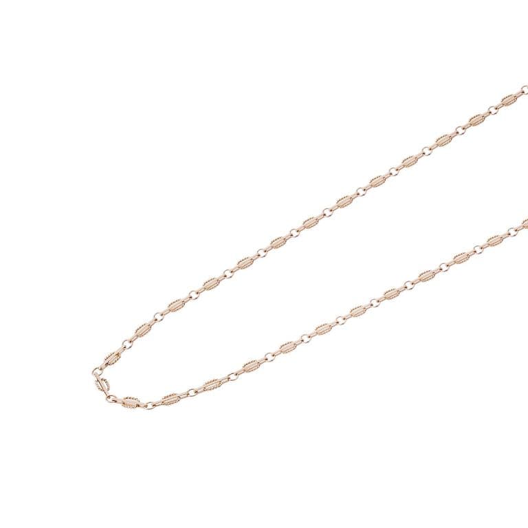 Collar Oro Miel 18kt Veronica Rosa 50