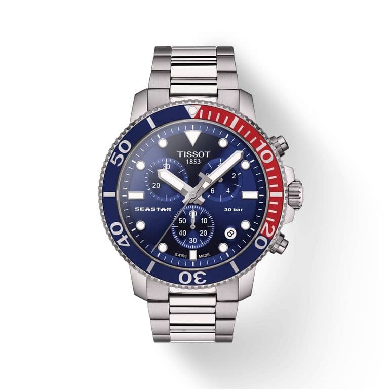 Reloj Seastar 1000 45.5mm T120.417.11.041.03 Azul 45