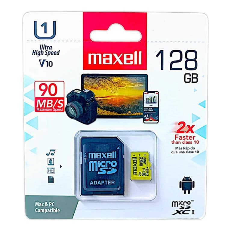 Tarjeta Memoria Micro Sd 128gb Clase 10 SDXC