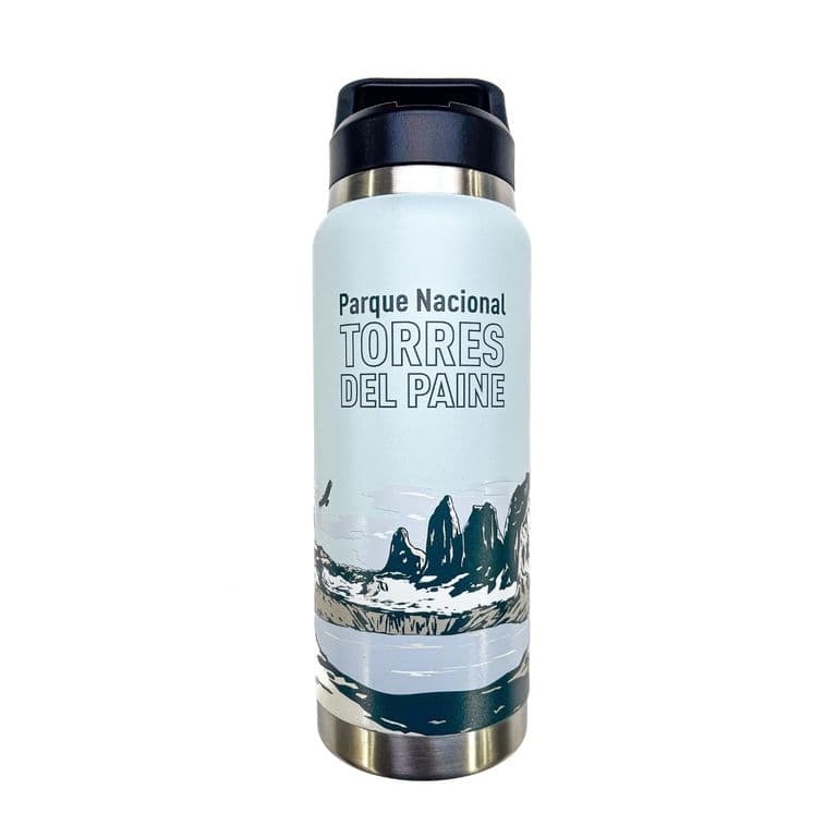 Botella Acero Inox Aislamiento De Doble Pared 750ml Mirador Base Las Torres