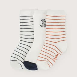 Tripack Calcetines Nino Perrito Blanco 5-6 ANOS