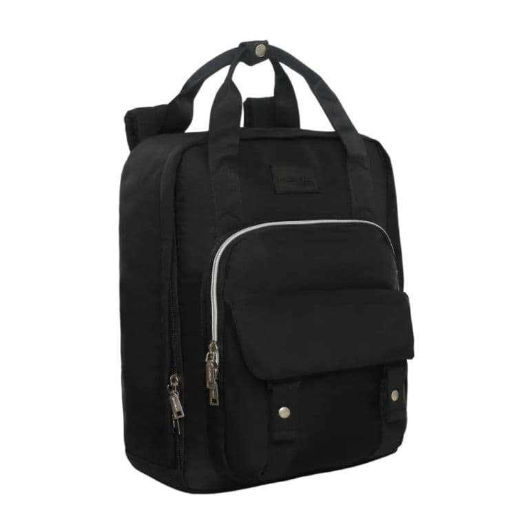 Mochila Mujer Alpha Negro Silver Negro TALLA UNICA