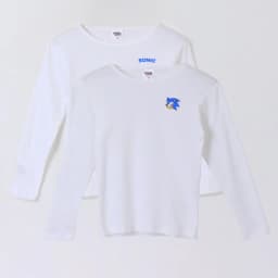 Bipack Camiseta Nino Manga Larga Blanco Blanco 6