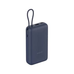 Power Bank 33W 20000mAh con Cable Integrado azul
