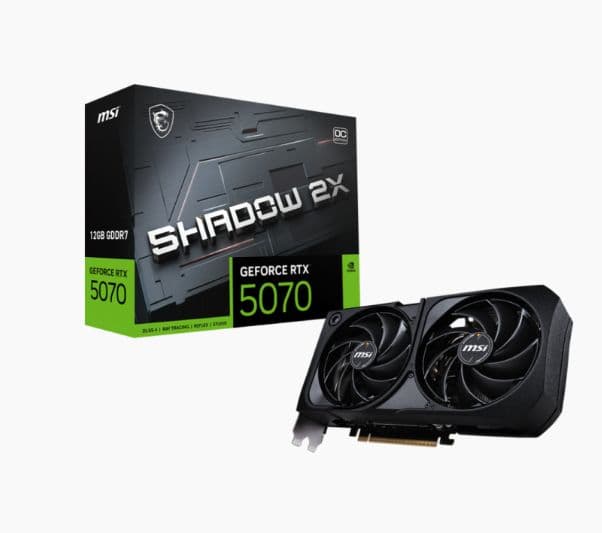 Tarjeta de Video - Shadow 2X - Nvidia RTX 5070 12G OC