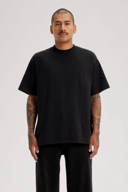 Polera Hombre Vintage Tee Negro Negro M