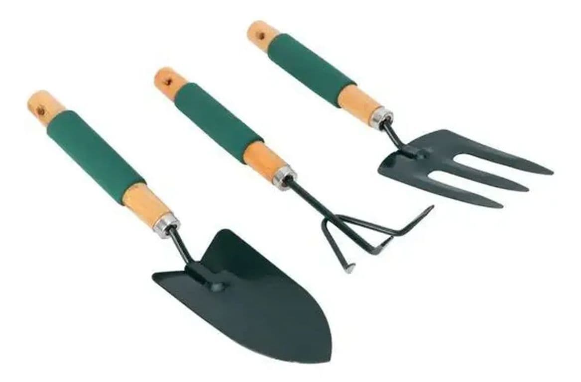 Set Herramientas De Jardineria Set 3 Piezas Jardin Grande