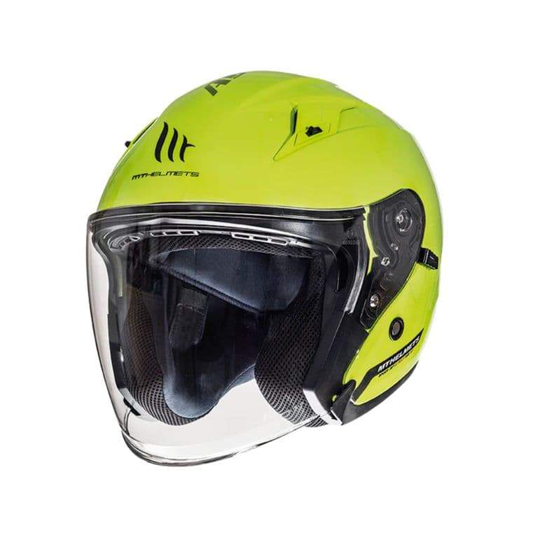 Casco para moto Avenue SV Solid Amarillo Fluor_. Amarillo S