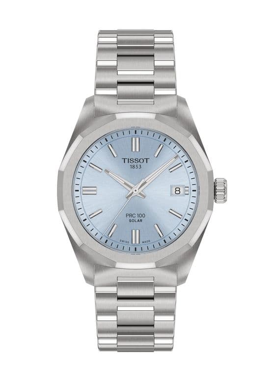 Reloj PRC 100 Solar Celeste 34MM Plateado TALLA UNICA