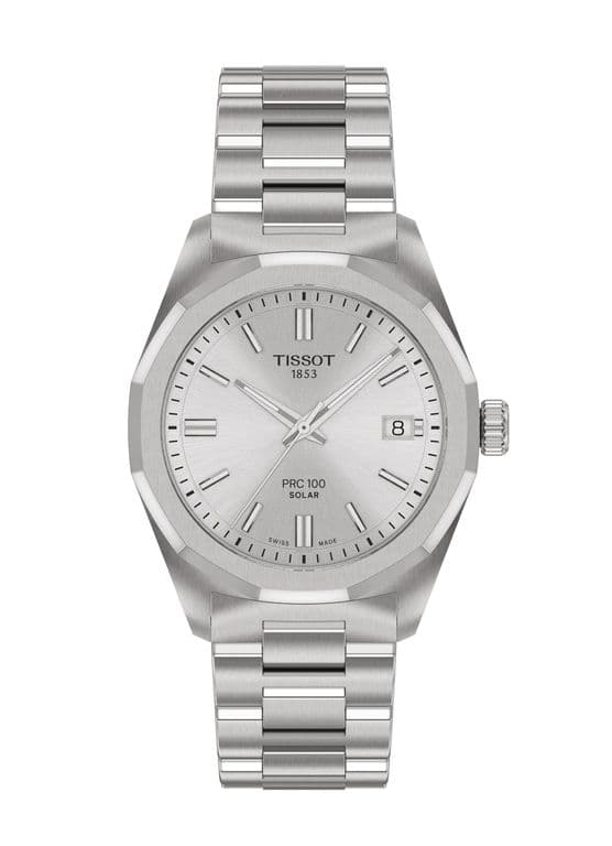 Reloj PRC 100 Solar Gris 34MM Plateado TALLA UNICA