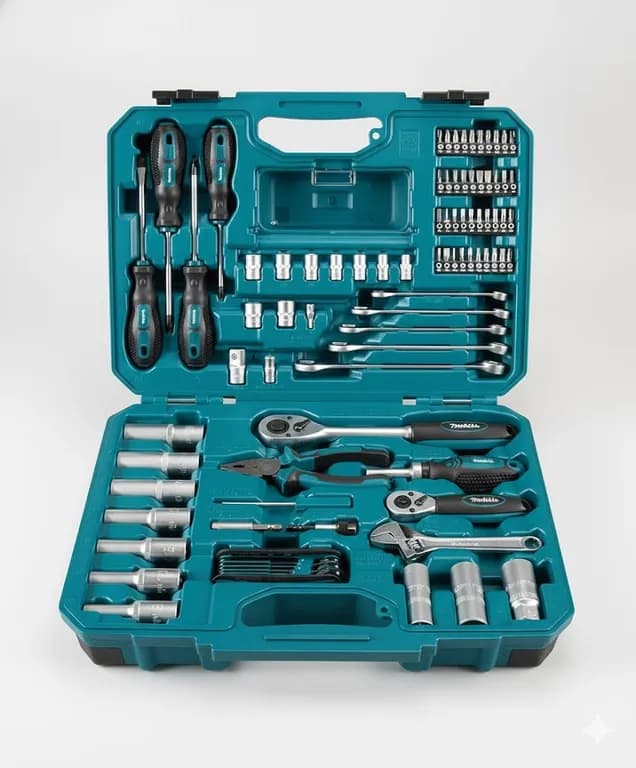 Set Herramienta Manual 87 Piezas Maleta E-08458