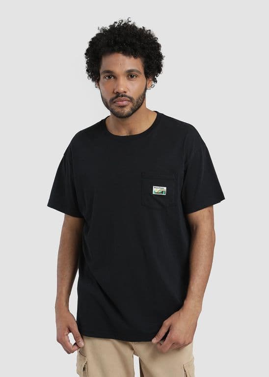 Polera Hombre Daily Patch Negro L