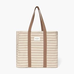 Bolso de Playa Luribol 45x40 Beige Beige TALLA UNICA