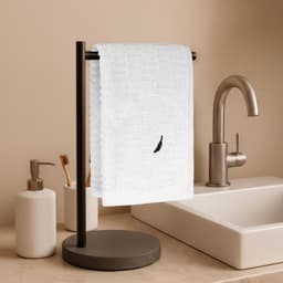 Toalla de cara SAVOY 100% algodon 30x50cm hipoalergenica blanca