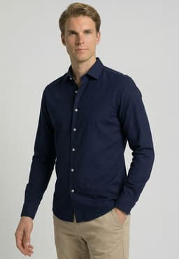 Camisa London Navy Azul L