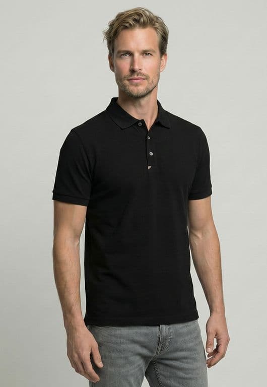 Polo Nantes Black Negro S