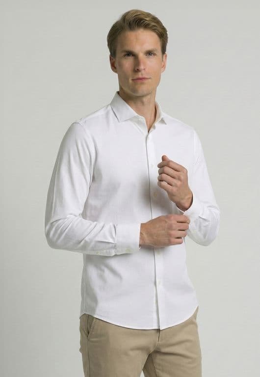 Camisa Praga White Blanco L