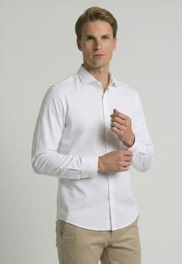 Camisa Praga White Blanco M