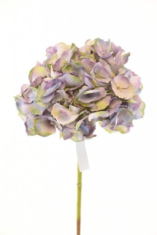 Hortensia Lila 50cm Artificial - Estilo Natural para Interiores y Vitrinas