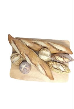 Pan Frances Baguette Decorativo Artificial - Estilo Natural para Interiores y Vitrinas