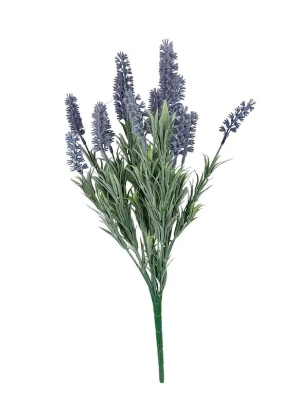 Pasto Lavanda 46cm Artificial - Estilo Natural para Interiores y Vitrinas