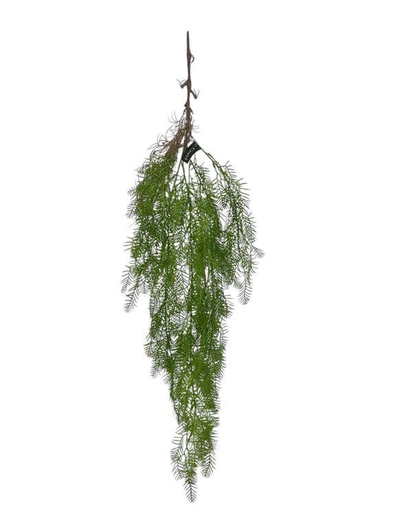 Ramo Colgante Pino 100cm Artificial - Estilo Natural para Interiores y Vitrinas