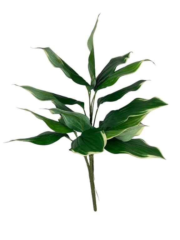 Ramo Hosta UV 56cm Artificial - Estilo Natural para Interiores y Vitrinas