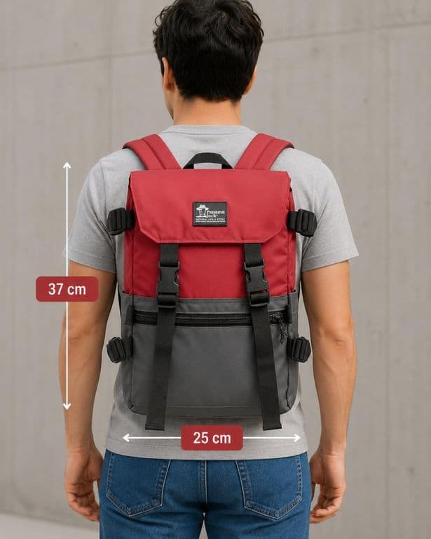 Mochila Hombre porta Laptop Terracota Cafe TALLA UNICA