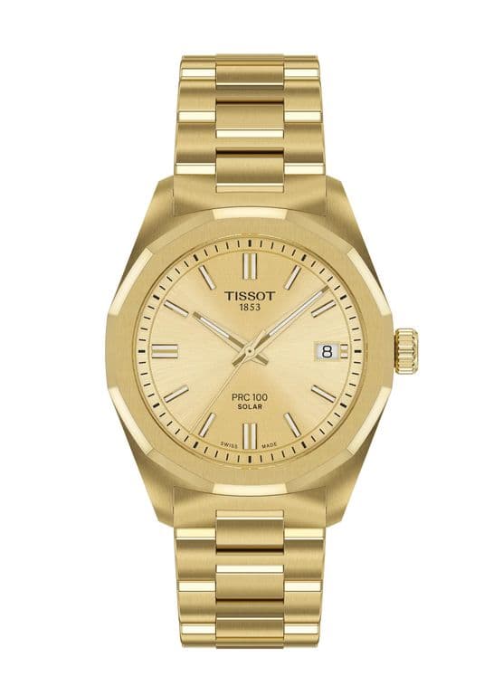 Reloj PRC 100 Solar Dorado 34MM Dorado TALLA UNICA