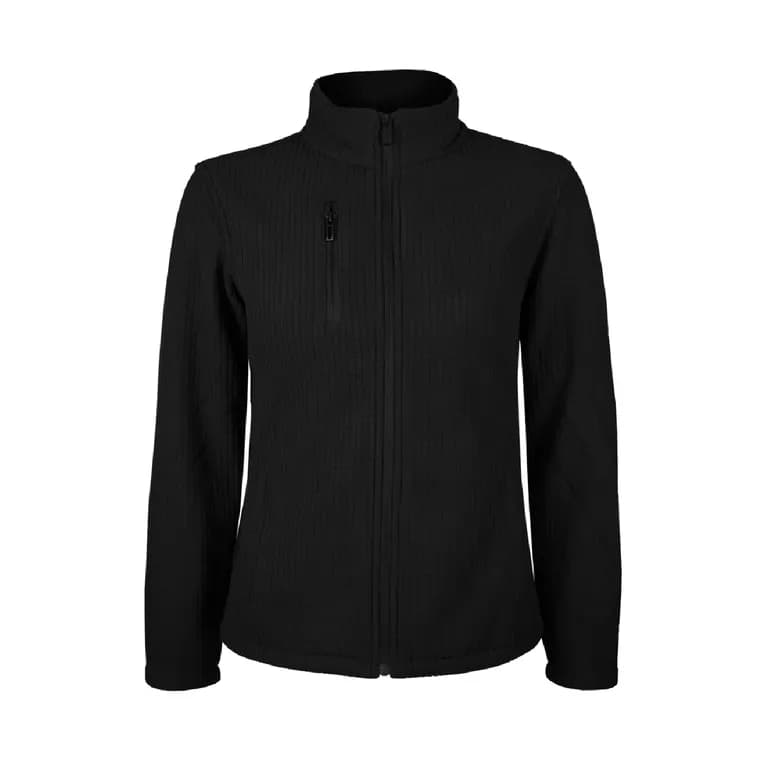 Chaqueta Polar Panal Corporativa Culpeo Mujer Negro XS
