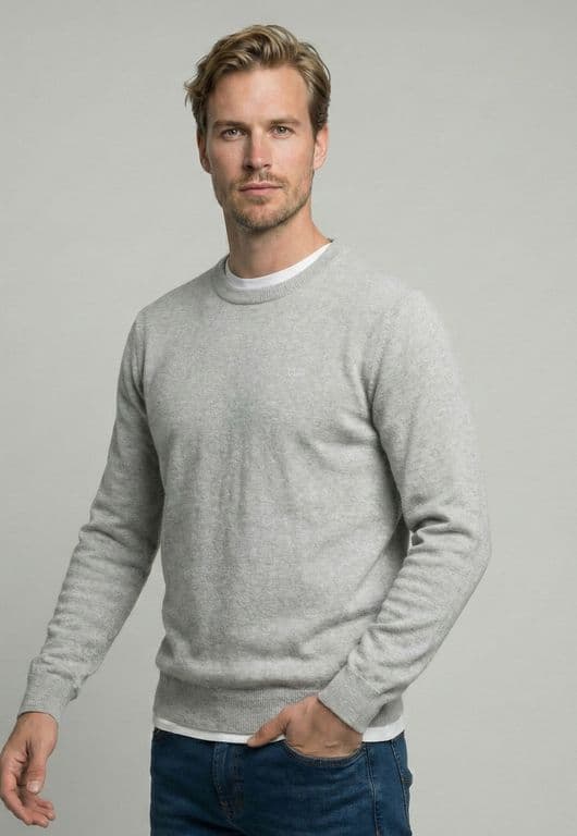 Sweater Madrid Grey Melange Gris 2XL