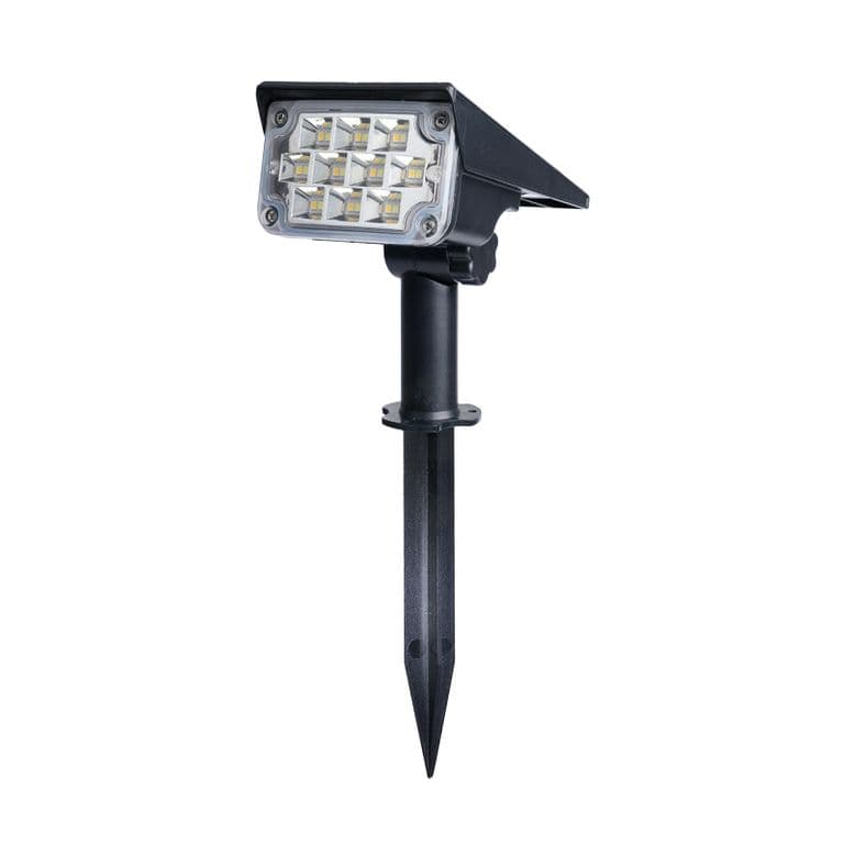 LAMPARA SOLAR ESTACA JARDIN 4W CON PANEL INTEGRADO COLOR 3 EN 1