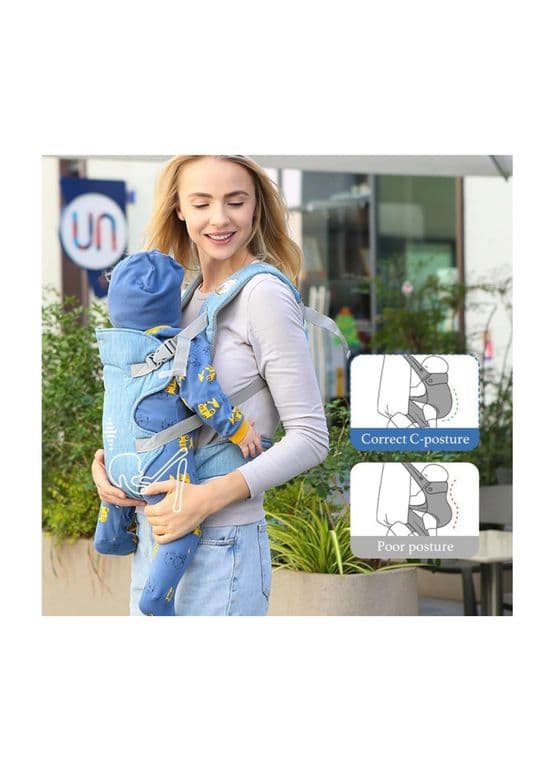 Porta Bebes Cangurera Mochila Ergonomica Asiento Multifuncional Talla Standard