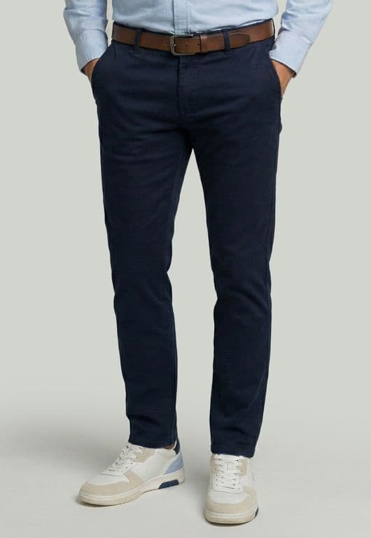Pantalon Bagneaux Slim Fit Navy Azul 54