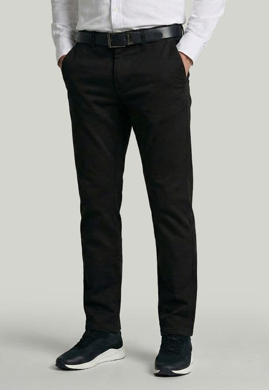 Pantalon Bagneaux Regular Fit Black Negro 44