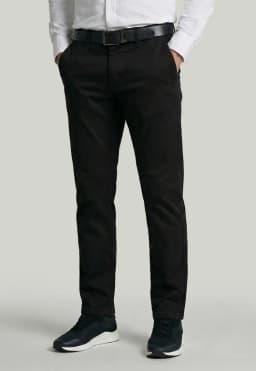 Pantalon Bagneaux Regular Fit Black Negro 46