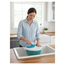 Centrifugador Secadora De Lechuga Escurridor De Verduras Premium