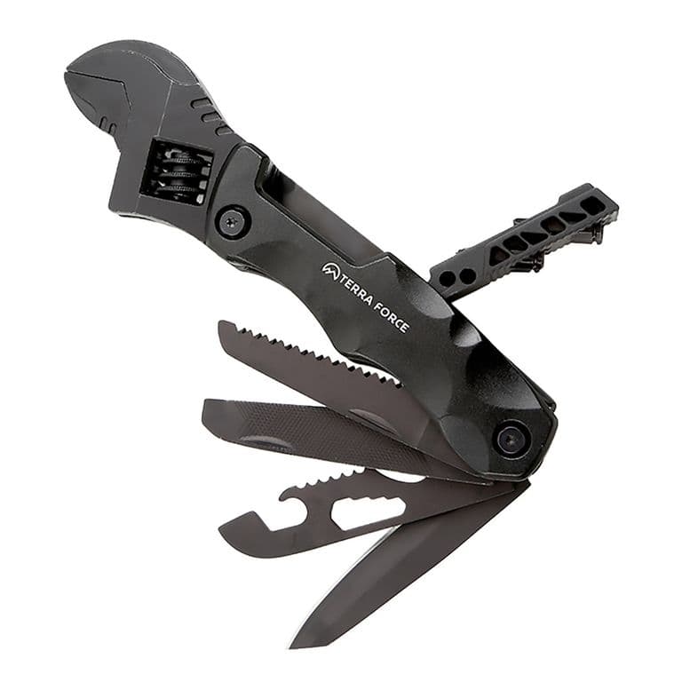 Multiherramienta con llave ajustable