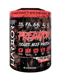Proteina de carne Predator  4.8 libras 64 servicios COOKIES AND CREEMS ...
