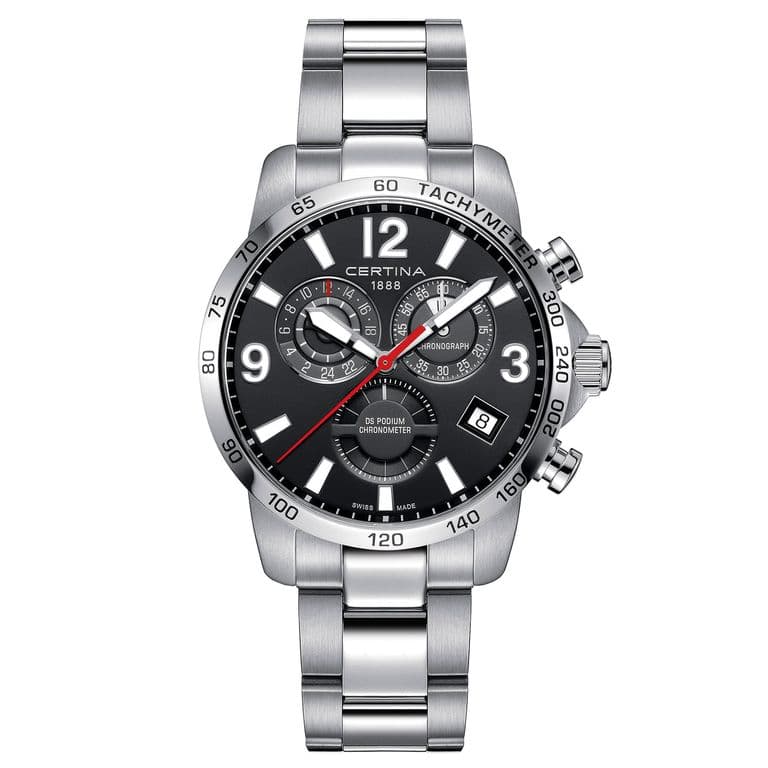 Reloj DS Podium Crono Grafito Plateado TALLA UNICA