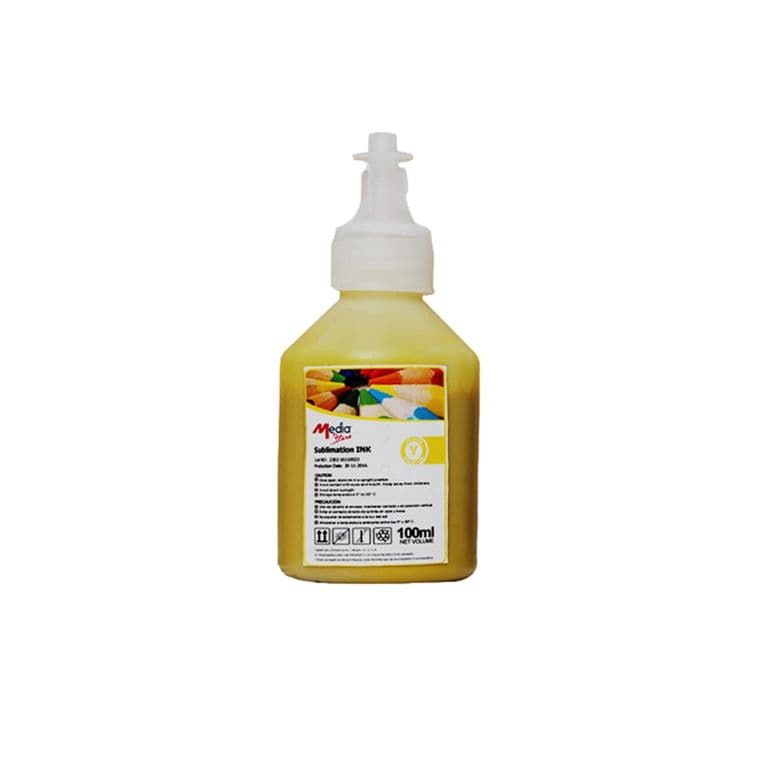 Tinta Amarilo Sublimacion 100ml+Botela para Epsn L5290