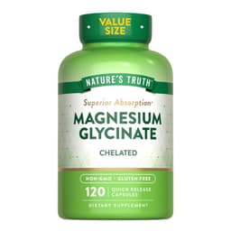 Magnesio Glicinato Natures Truth - Magnesium Glycinate 200 mg 120 capsulas ...