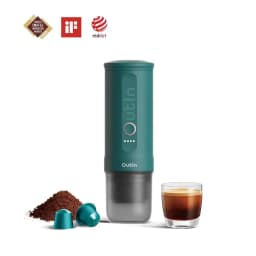 Cafetera Espresso Portatil Verde Turquesa
