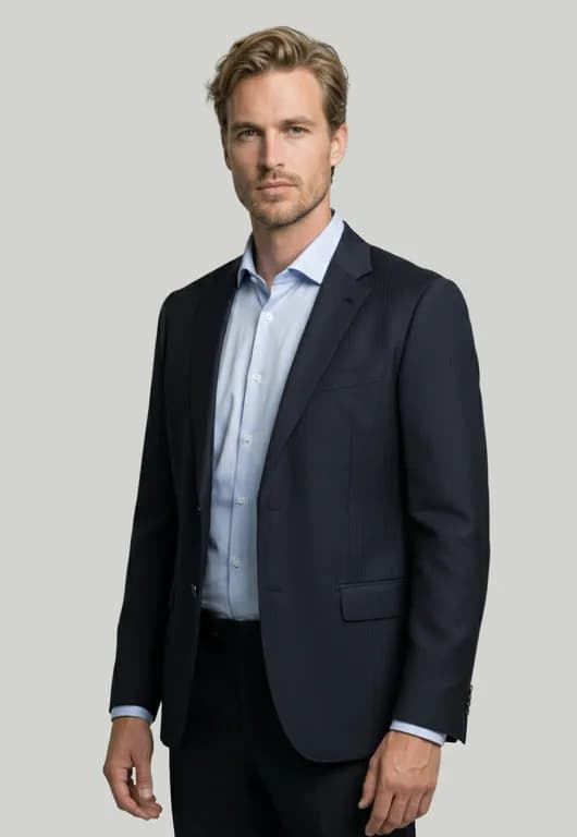 Blazer Prato Marine Azul 44