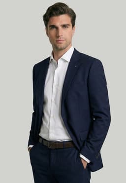 Blazer Calamo Navy Azul 42
