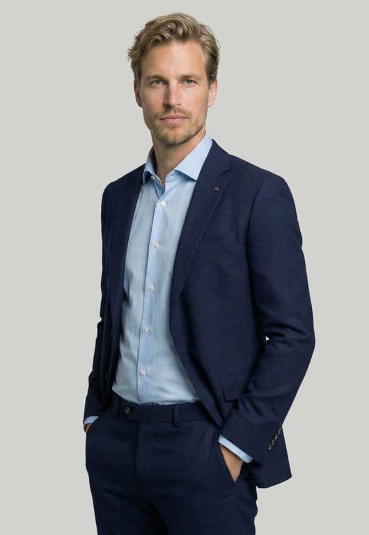Blazer Cierto Navy Azul 54