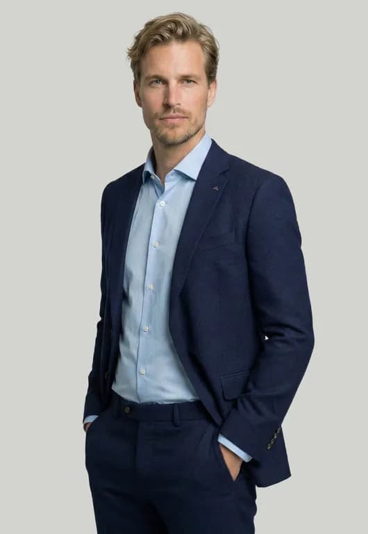 Blazer Cierto Navy Azul 46