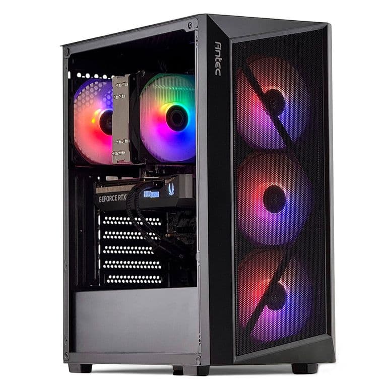 PC GAMER Blanco AMD RYZEN 7 8700 32Gb DDR5 1Tb RX 7600