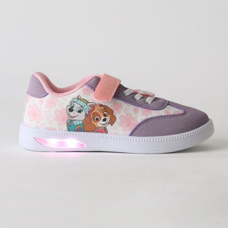 Zapatilla Luces Nina Velcro Everest & Skye Morado Morado 22